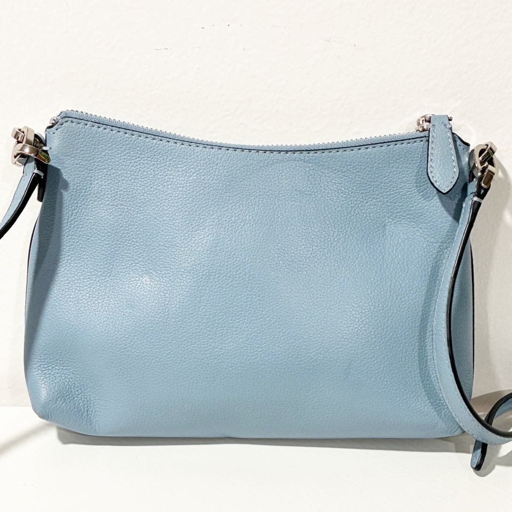 Kate Spade Bailey Pebble Leather Crossbody Bag Blue Glow K4651 - Picture 5 of 5